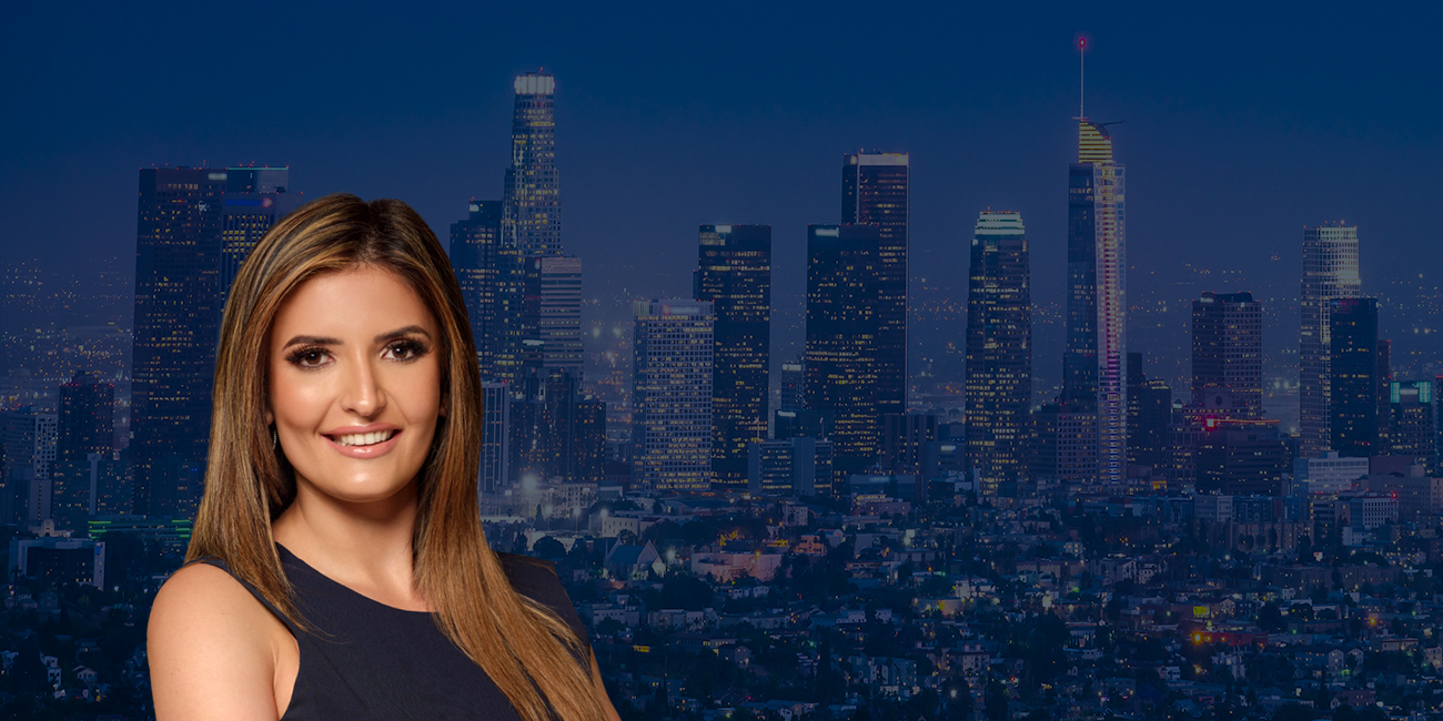 Attorney profile picture with the california buildings in the background